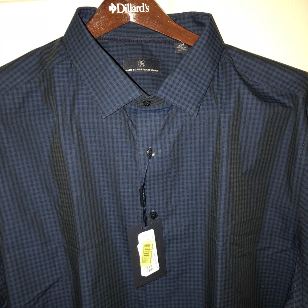 NWT Men’s 3X Tall Hart Schaffner Marx Men’s shirt